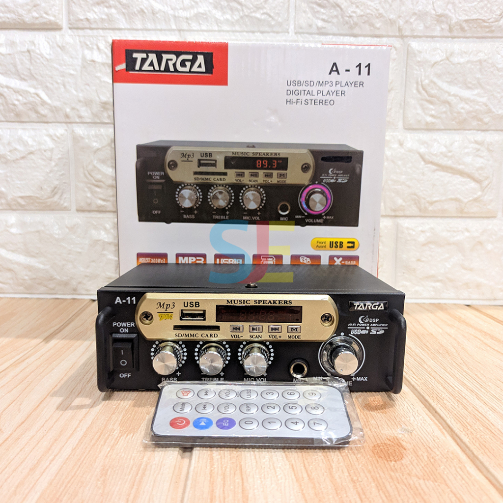 Ampli Targa A-11 / Amplifier Targa A-11 Bluetooth USB / Power Amplifier Targa