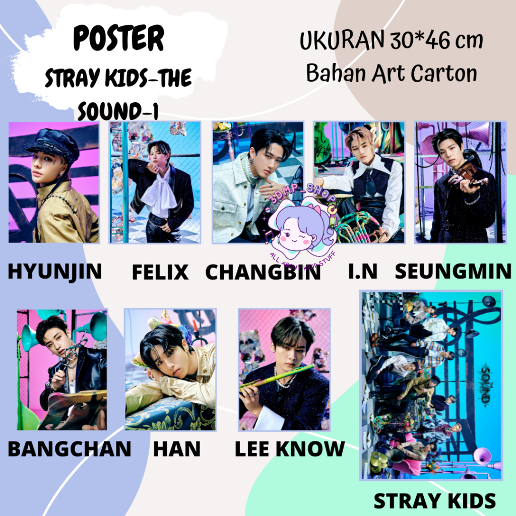 POSTER STRAY KIDS member