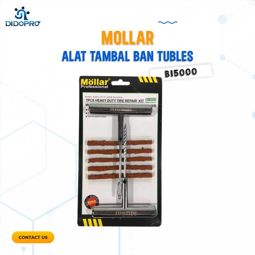 Tambal Tubles / Alat Tambal Ban Tubeles / Ban Tubeles Gagang Stenlis