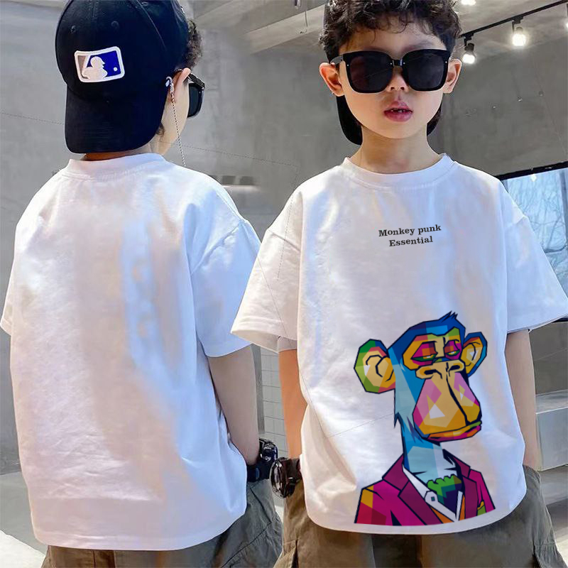 Amspro Kaos Katun24s Anak Kaos Oversize Anak Baju ana Kaos Anak Atasan Anak MP03