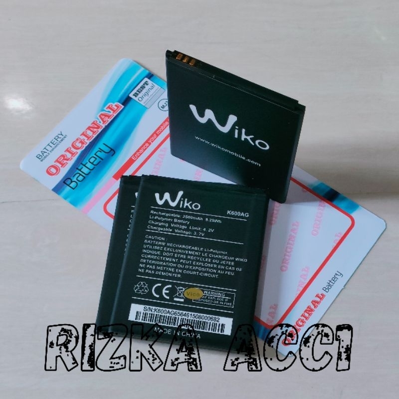 Baterai Batre Hp Wiko K600 W-K600 K600AG Tommy 3 Battery Batrai Hp