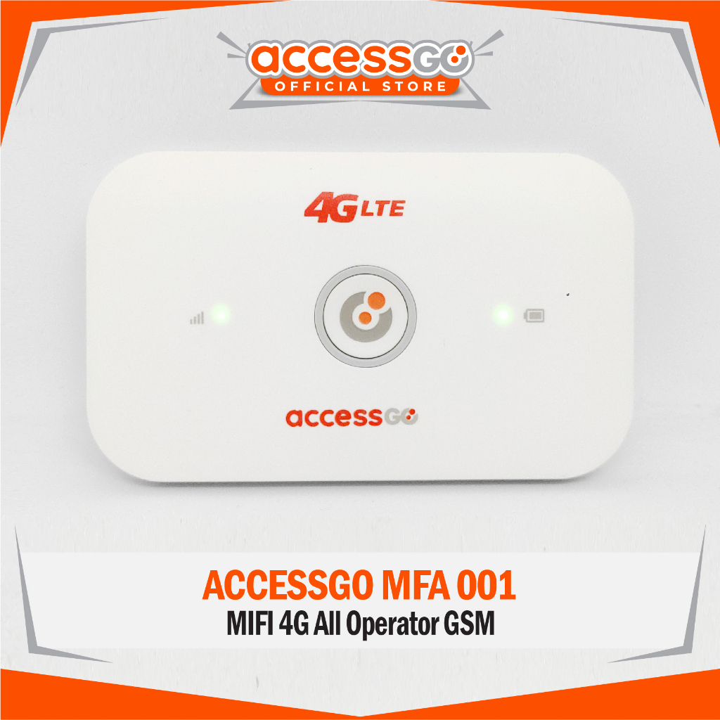 Modem wifi Sim Card AccessGo MiFi MFA-001 4G All Operator GSM + SMARTFREN