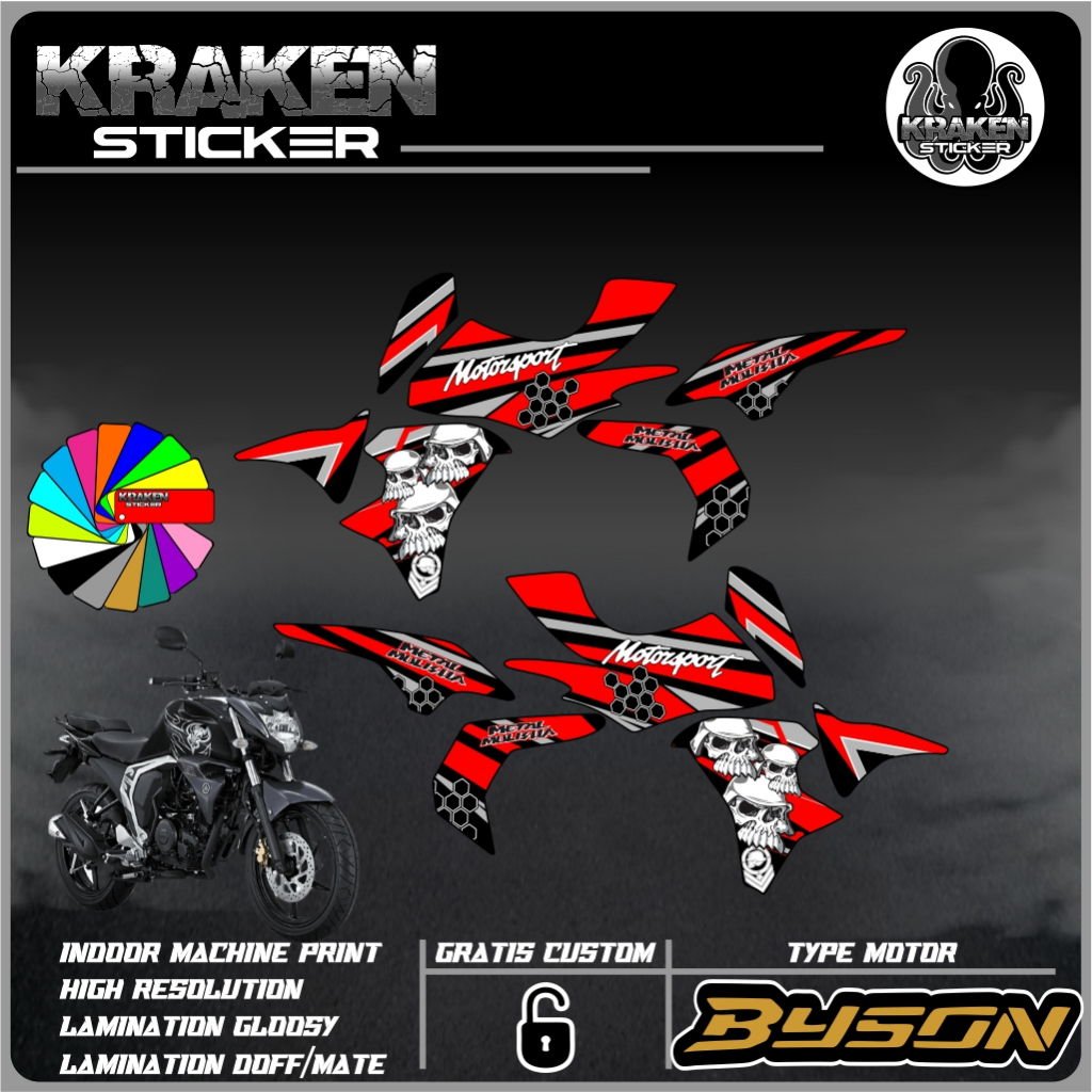STRIPING STICKER BYSON FI STIKER BYSON FI NEW STICKER LIS LIST BYSON FI CODE 07