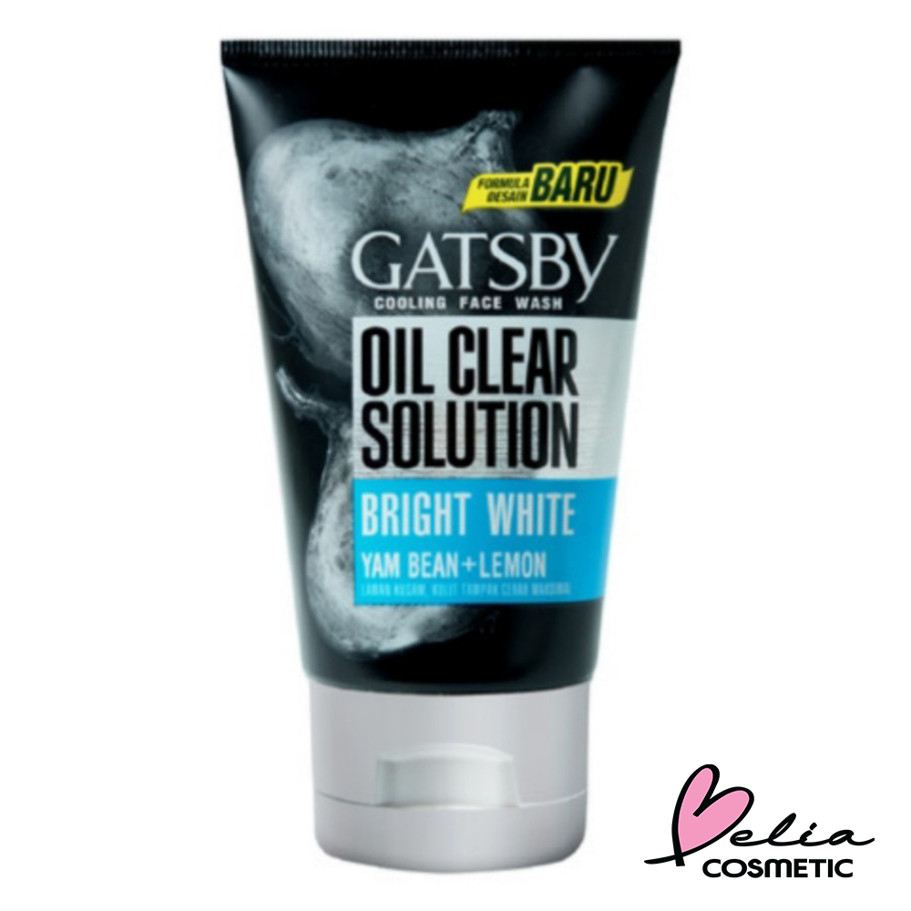 ❤ BELIA ❤ GATSBY Cooling Face Wash 100gr Series | Oil Conttrol | Bright White | Triple Porefection | Perfect Clean