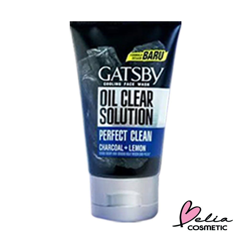 ❤ BELIA ❤ GATSBY Cooling Face Wash 100gr Series | Oil Conttrol | Bright White | Triple Porefection | Perfect Clean