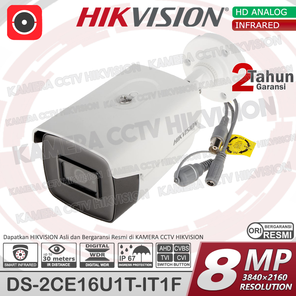 KAMERA CCTV HIKVISION 8MP 4K OUTDOOR SMART IR TURBO HD
