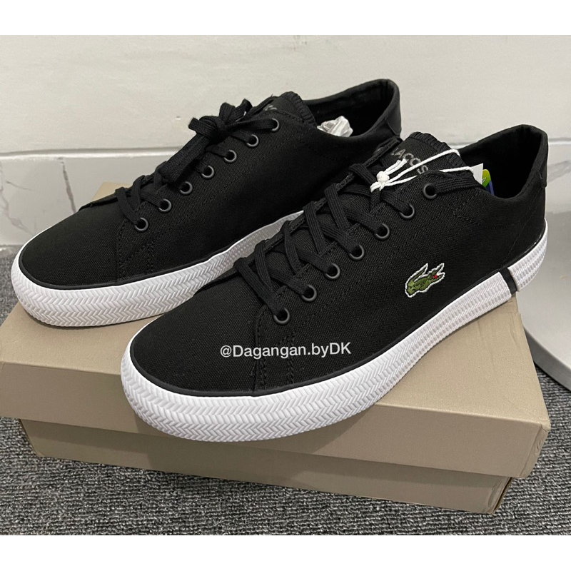 Sepatu Lacoste Hitam Original 100% (NEW) Authentic