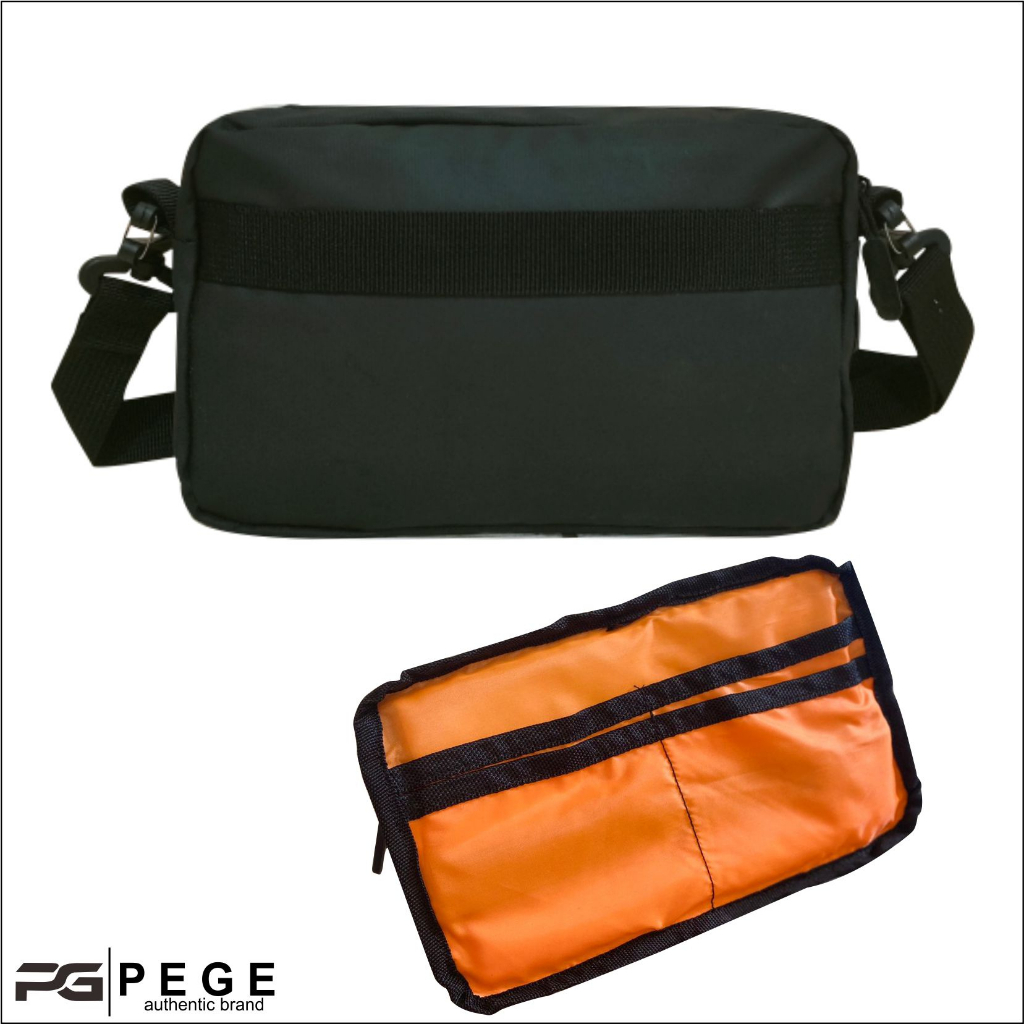 Tas Selempang PEGE Allen Bahan Bimo Waterproof Anti Air Slingbag 2in1 Bisa Untuk Slempang Dan Pouch - PG 8963