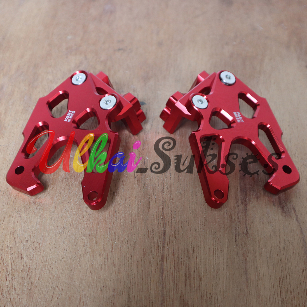 Aksesoris Variasi Standhook / tutup anting setelan rantai Motor cnc vixion satria sonic DLL Murah