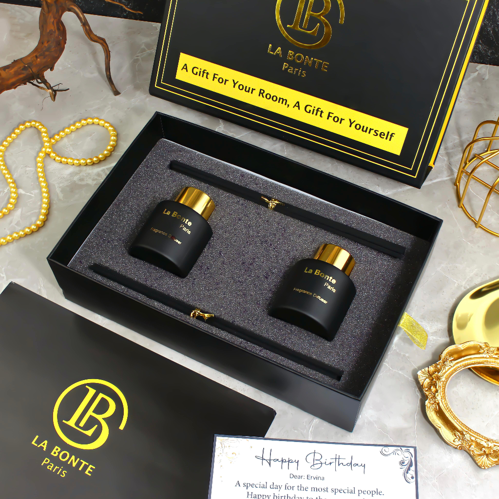 Luxury Giftbox Kado Hadiah Hampers Mewah 2 Reed Diffuser Premium By LaBonteParis