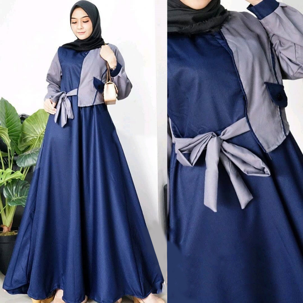 LUFY ORI TAMERA004 Dress | gamis dress Pakaian muslim | ORIGINAL