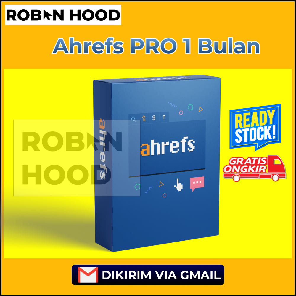 Akun Ahrefs Backlink Checker SEO Pro (1 Bulan) Full Access Account Bergaransi