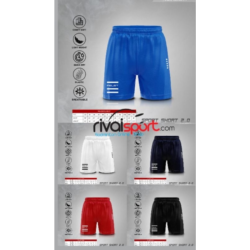 Celana Felet Badminton Sport 2.0