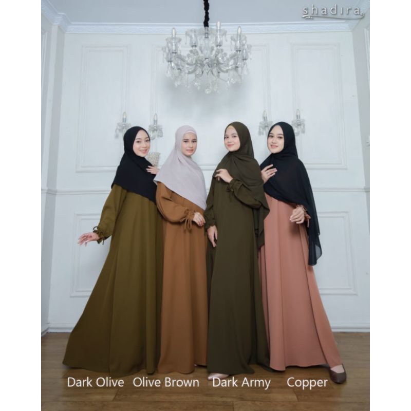 READY GAMIS RAFEEQA BY SHADIRA/GAMIS BASIC POLOS/GAMIS SYAR'I