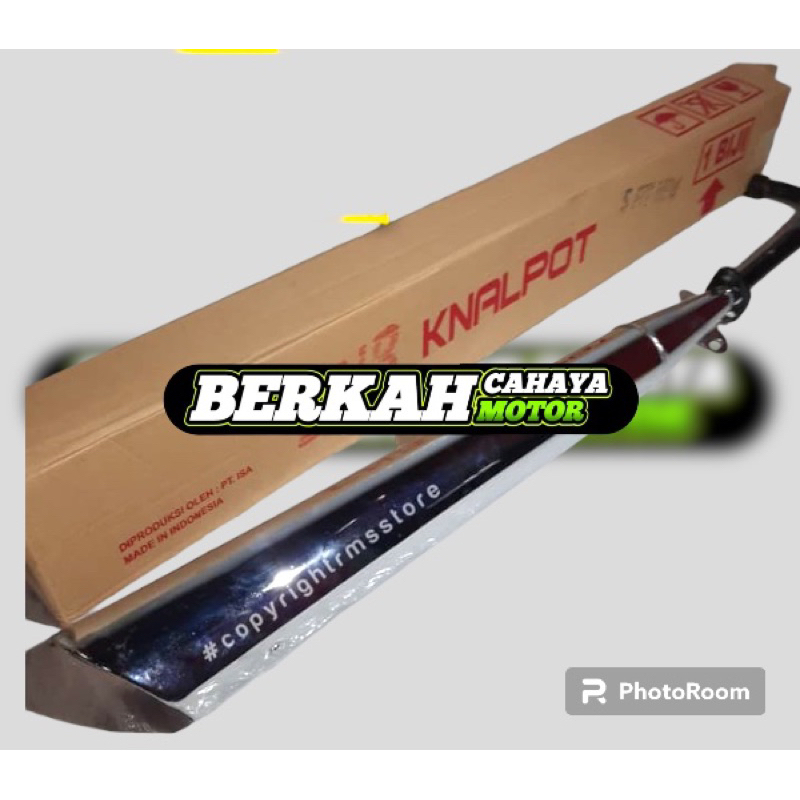 Knalpot standar Supra fit new - knalpot Supra fit new standar murah