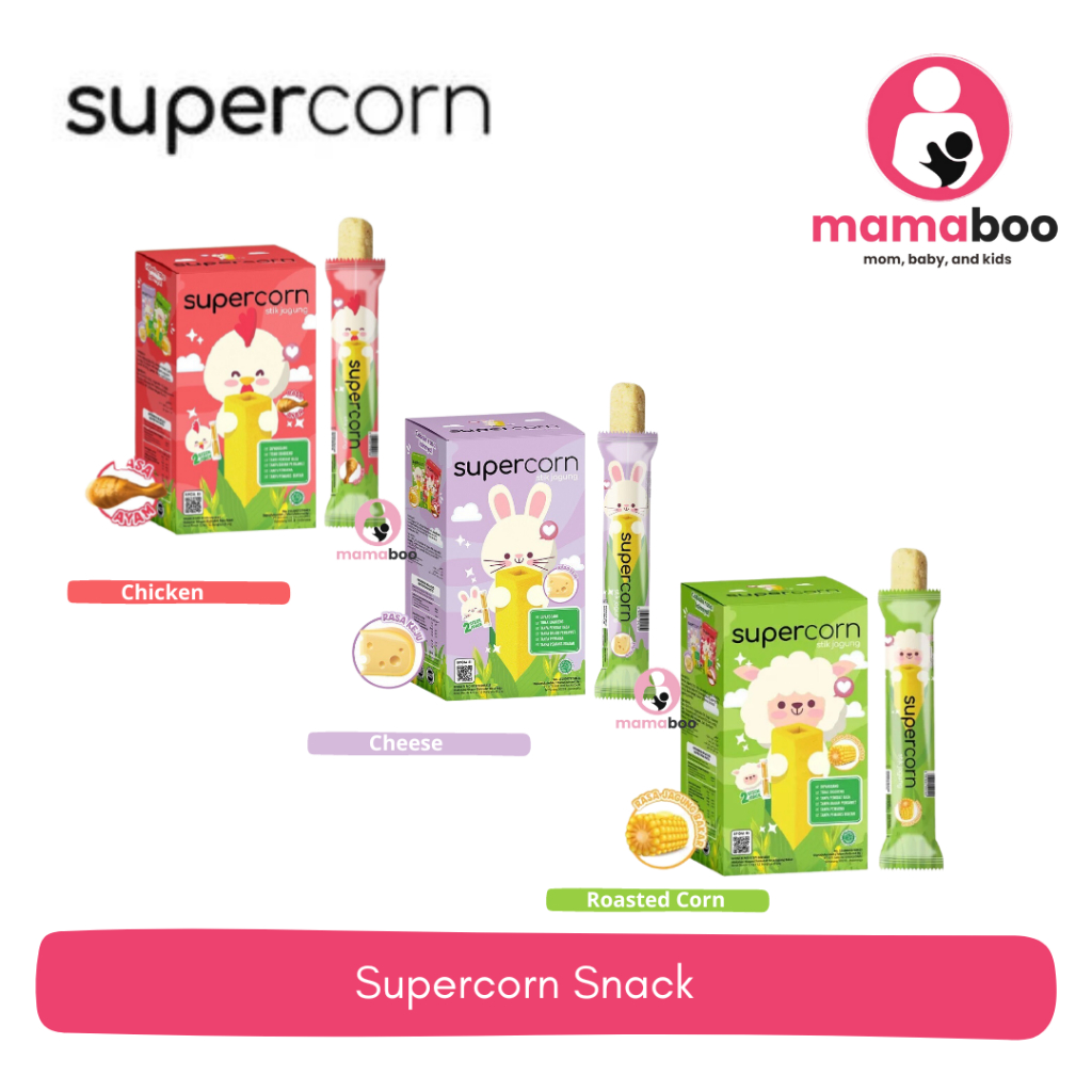 SuperCorn - Stick Jagung Cemilan Anak 12m+