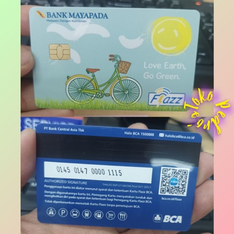 Flazz BCA MAYAPADA ORI /Like eTOLL eMONEY Tapcash or Brizzi