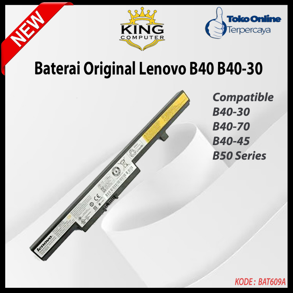 Baterai Original Lenovo B40 B40-30, B40-70, B40-45, B50 Series