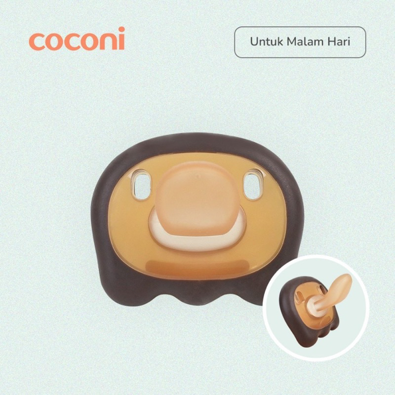 Coconi Happy Soother Pacifier isi 2 pcs Empeng Dot Bayi