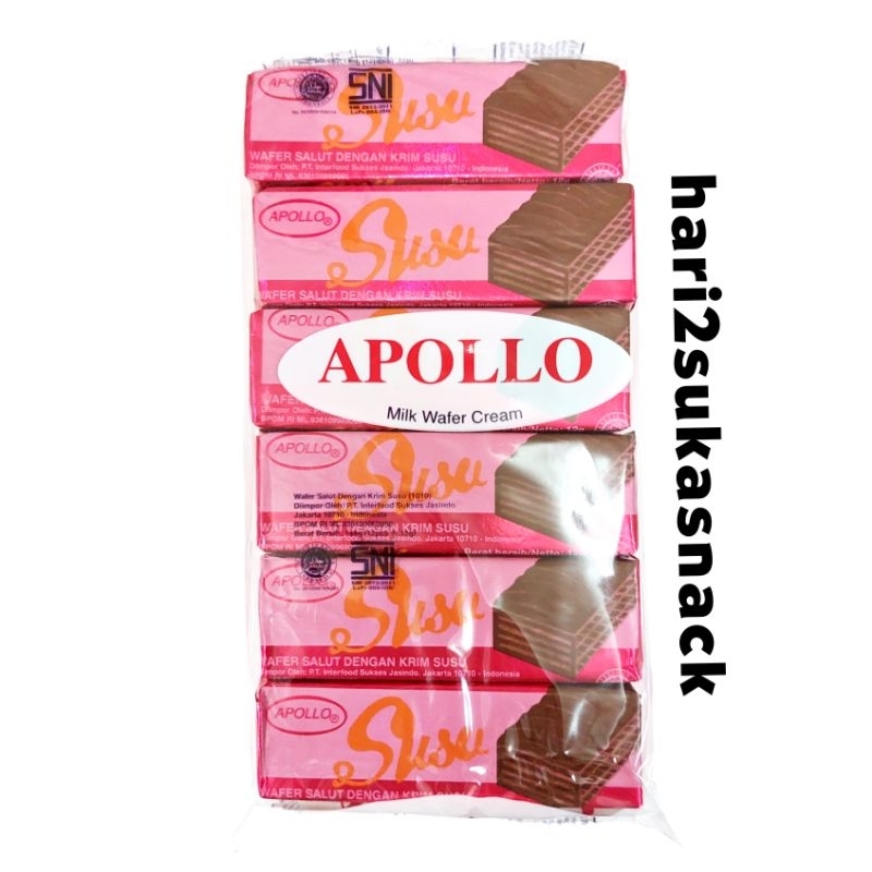 Wafer Apollo Rasa Susu / Milk Wafer Cream