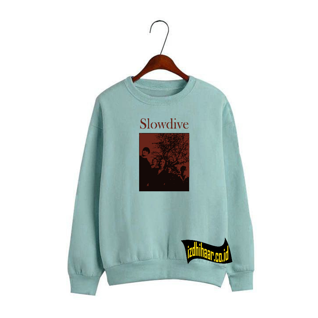 Sweater Crewneck Pria terbaru  SLOW DIVE / Switer Cowok Cewek Sweatshirt Premium Distro Size M- XXL