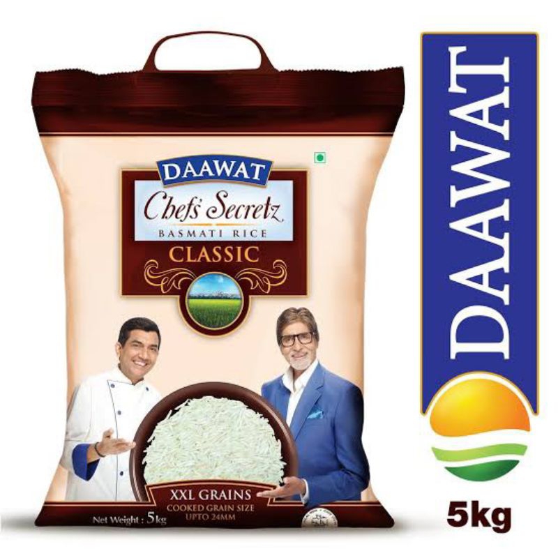 

Daawat classic basmati rice 5kg