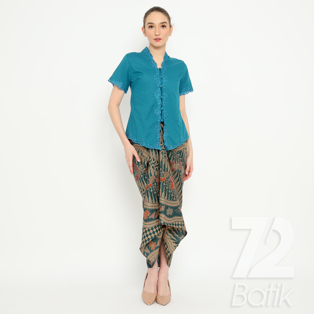 ROK BATIK SPAN Jena Skirt Lilit Kebaya Instan Modern Wanita Motif Sungai Kupu Hijau Kebiruan 723187 Cap 72 - Rok Batik Lilit Bawahan Skirt Kamen Kebaya Songket Batik Panjang Plisket Span Instan Jadi Bali Lembaran Premium Modern Untuk Wanita Kondangan