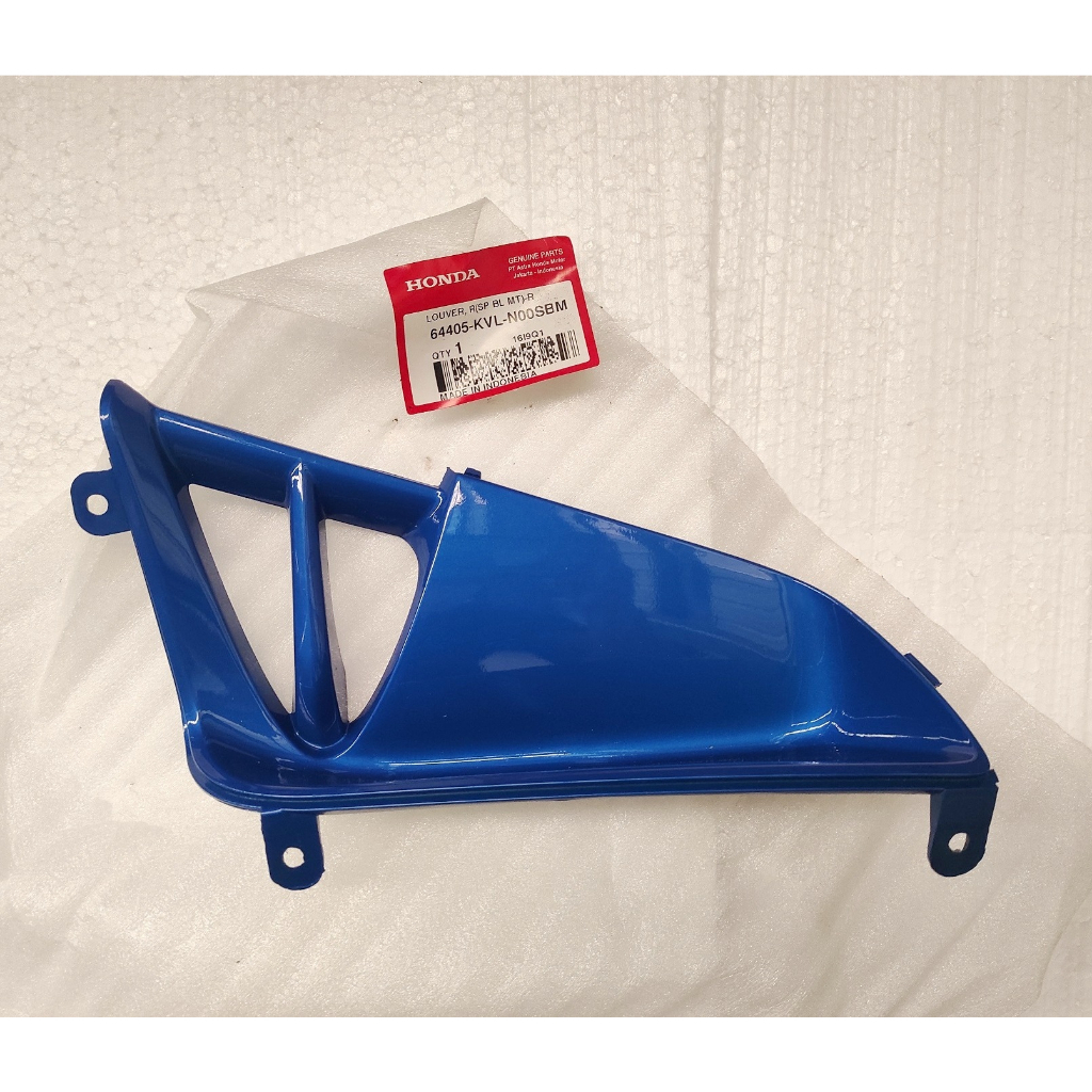 Louver Sirip Sayap Kanan Supra X 125 Batman 2007-2013 Biru/Ungu Original