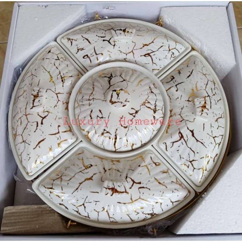 Prasmanan Putar/Bulat Keramik Marbel Fiorenza 17 Inch MH 772/MP 772/MT 772