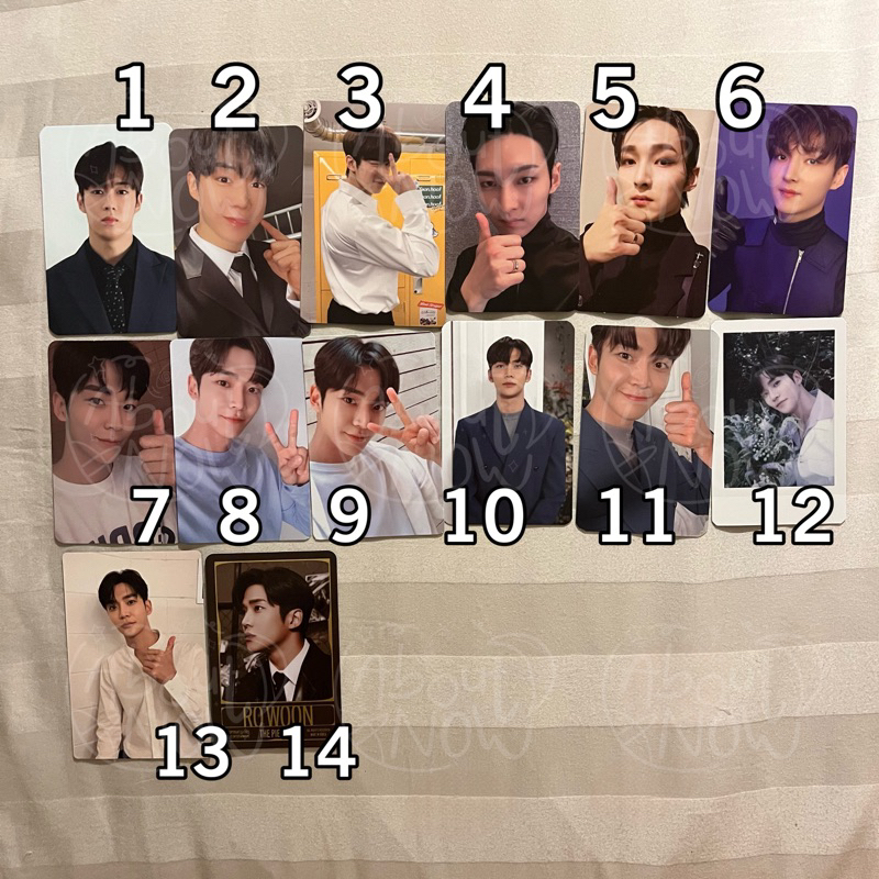 SF9 Rowoon Zuho Dawon Photocard