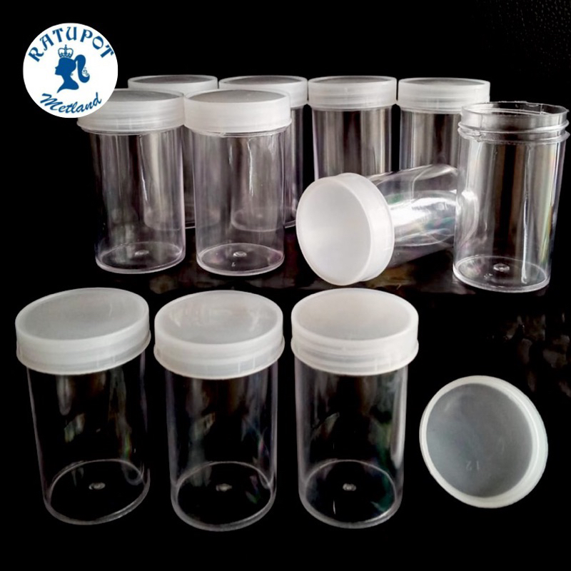 pot sample pot salep pot urine 30 cc plastik bening