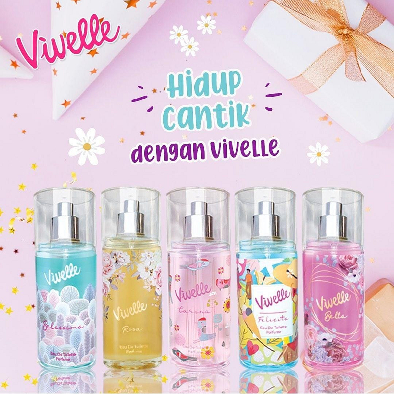 Vivelle EDT Flower Scent 100 ml - EK (Tidak bisa kirim luar P. Jawa dengan JNT)