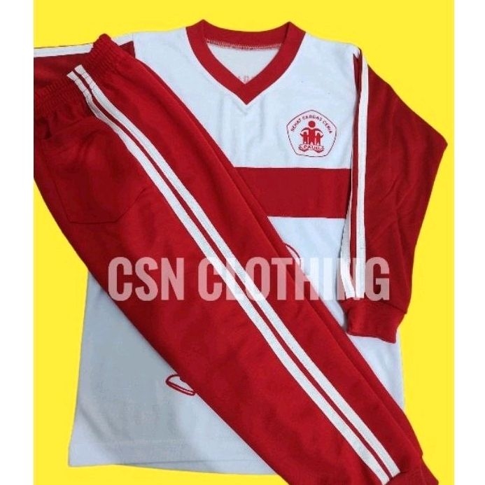 seragam kaos olahraga paud tk merah putih | seragam olahraga | kaos olahraga