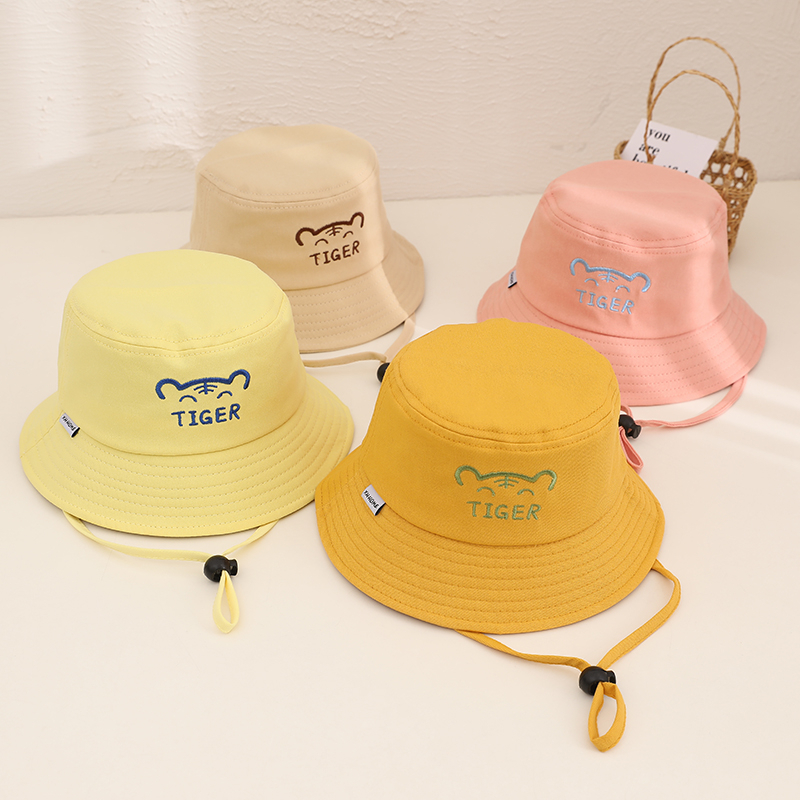 1-2 tahunan Topi Beret Bucket Model Half Tiger