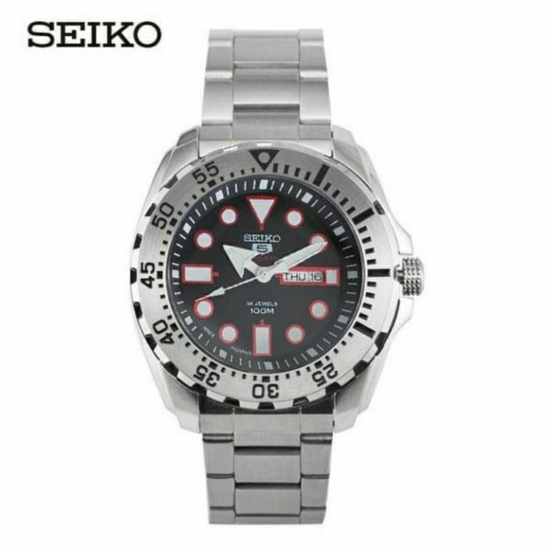 Jam tangan Pria SEIKO 5 Sports Stainless steel Automatic 4R36A