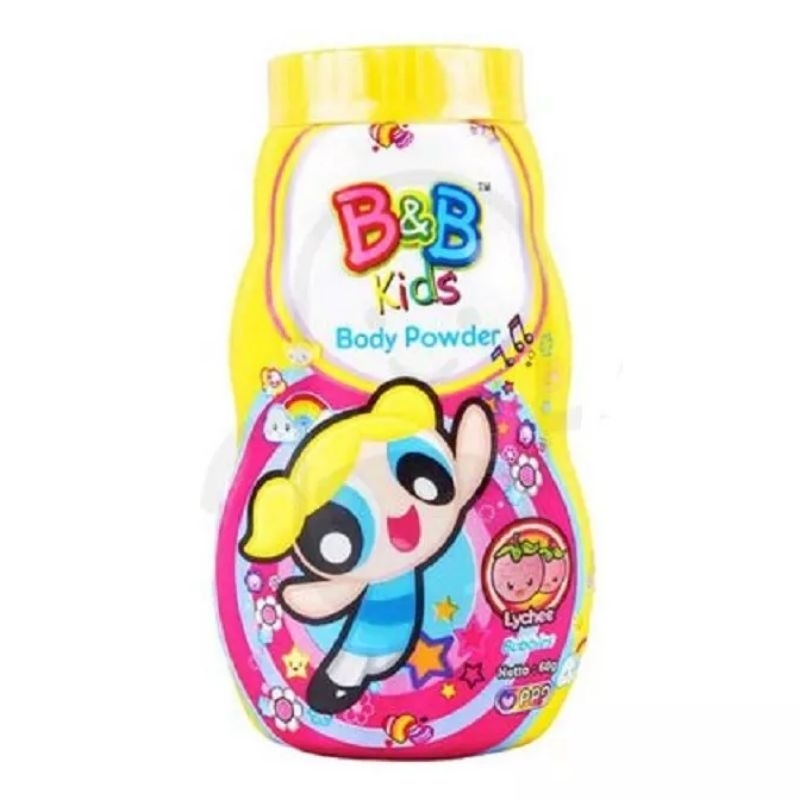 B&amp;B Kids Body Powder 150gr Dan 60gr