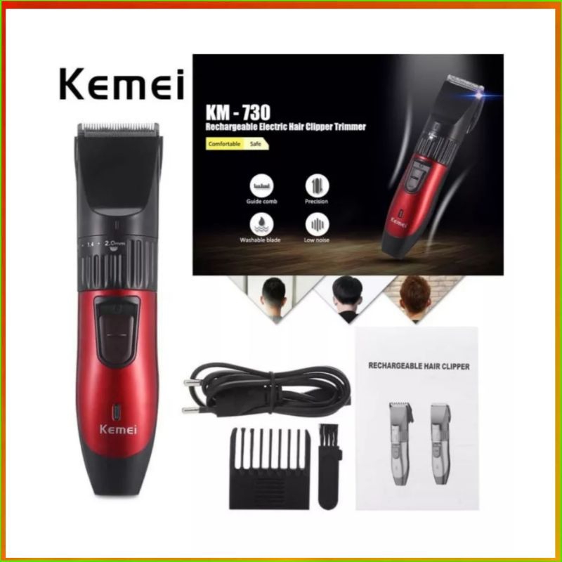 Alat Cukur Elektrik KEMEI KM-730 cukur Professional clipper Rechargeable Advanced Shaving