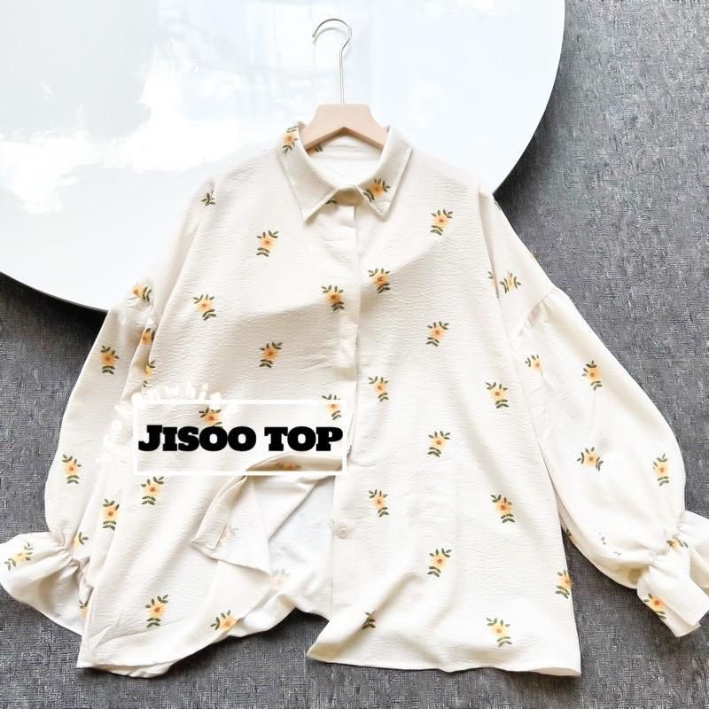 RD FASHION - JISOO TOP BLOUSE FLOWER