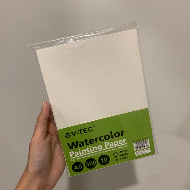 

v-tec watercolor painting paper a5