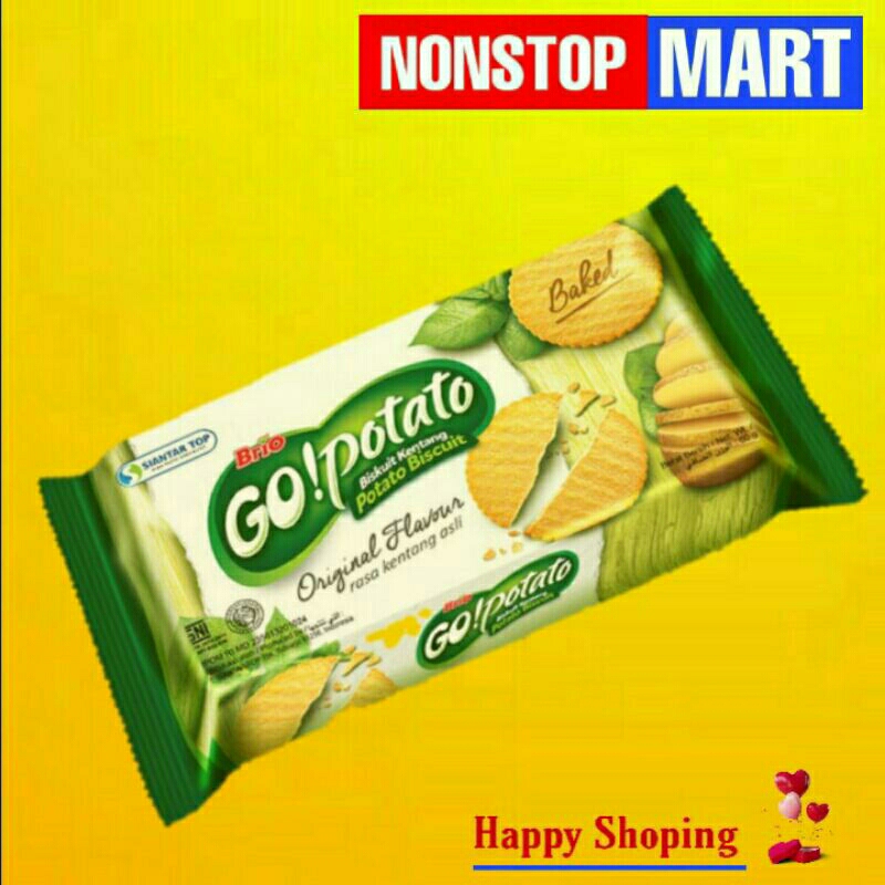 

GO POTATO crispy biskuit crackers 60gr