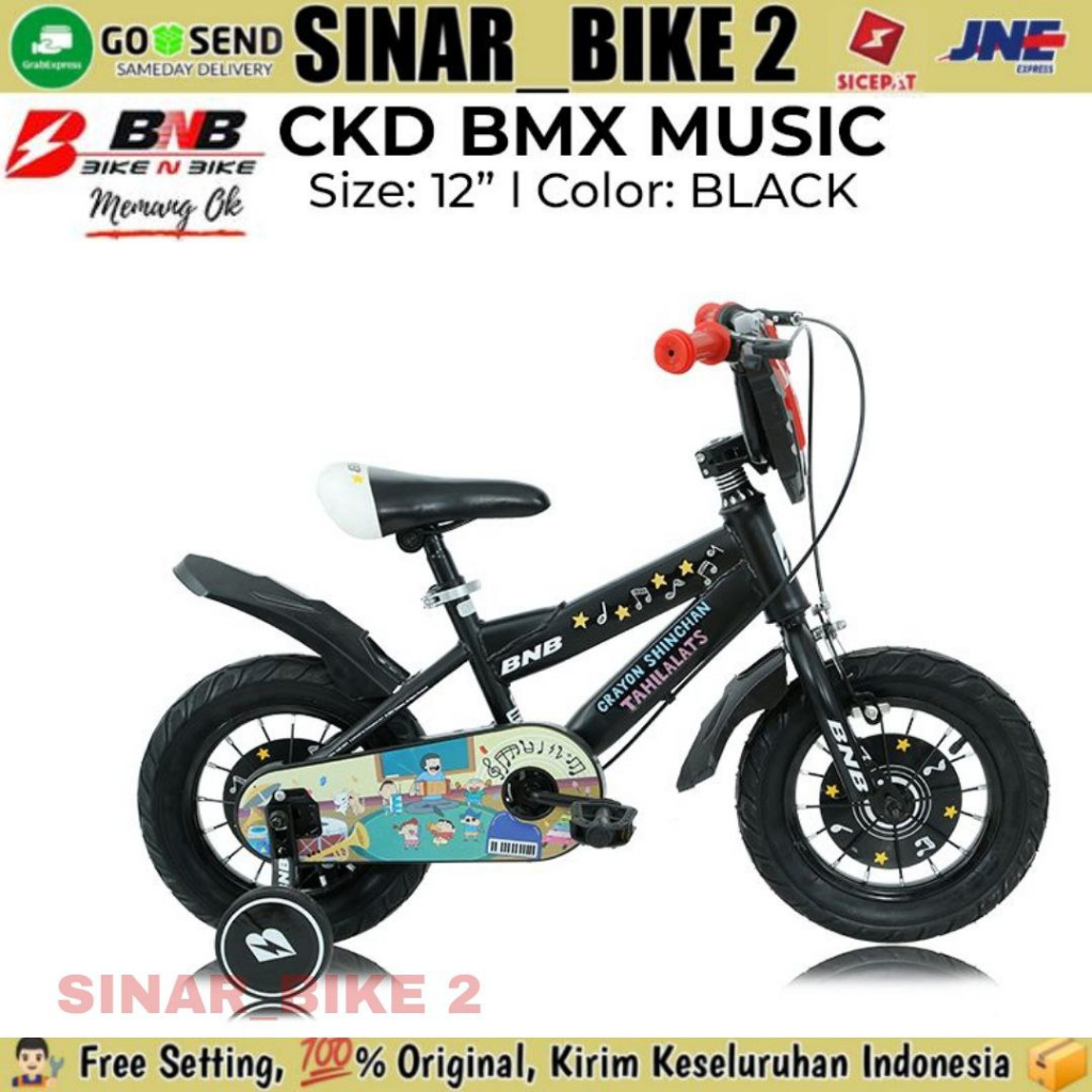 Sepeda Bmx Anak Laki BNB ROCKET Ukuran 12 &amp; 18 Inch