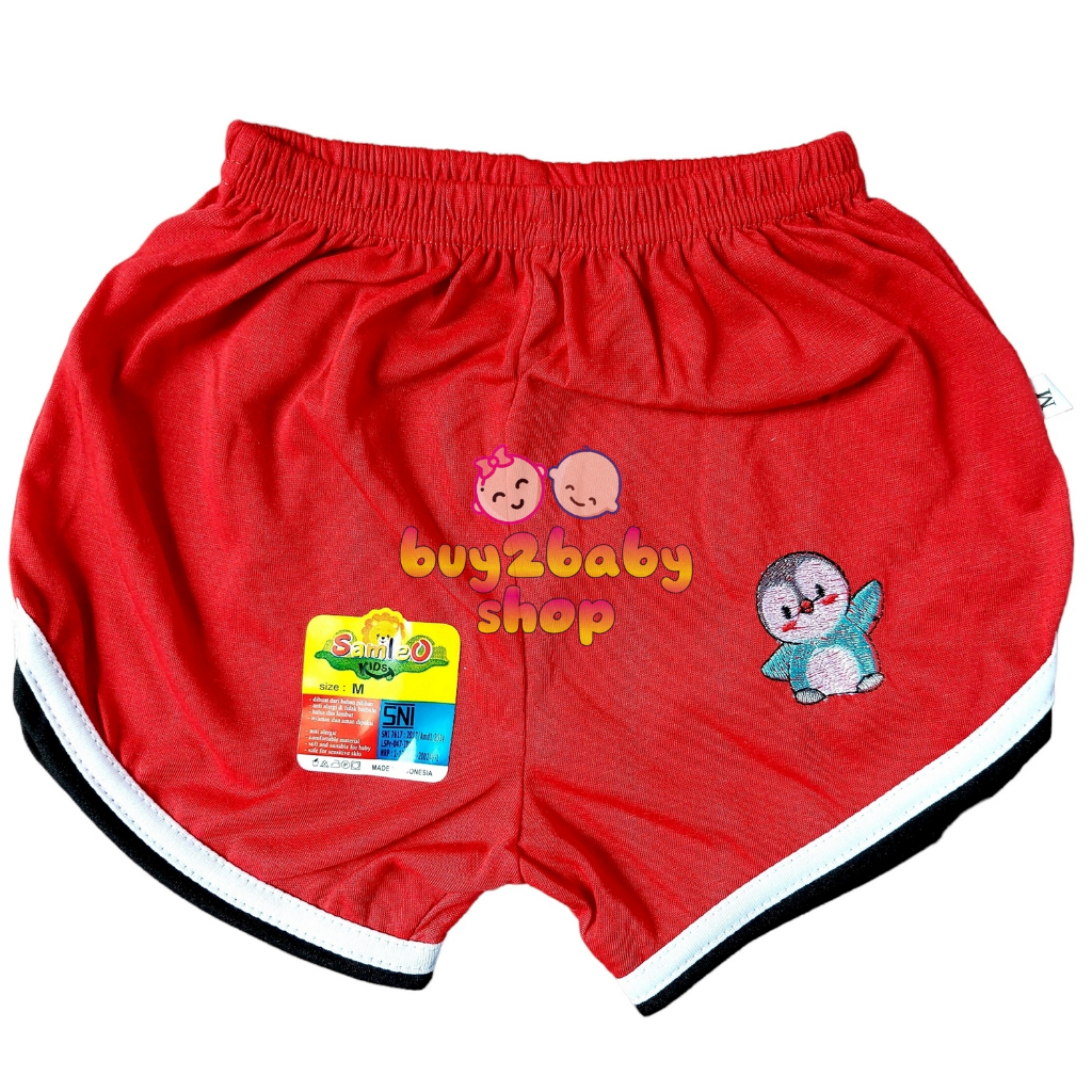 Super sale 6 PCS Celana pendek bayi lusinan model sport warna logo Athlete Samleo Kids 0-2 Tahun isi 1-3-6 Celana