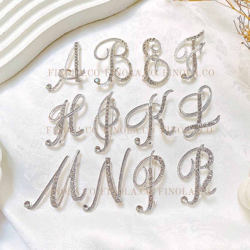 [BISA COD] BROS HURUF PREMIUM / BROS ALPHABET / BROS HURUF INISIAL / BROS JILBAB / BROOCH HIJAB / BR