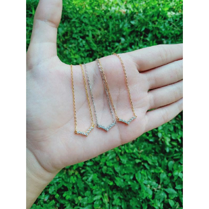 kalung koye nori vensy+listring mp(fuji kecil)/perak asli silver 925 lapis emas/perhiasan fashion wanita terbaru