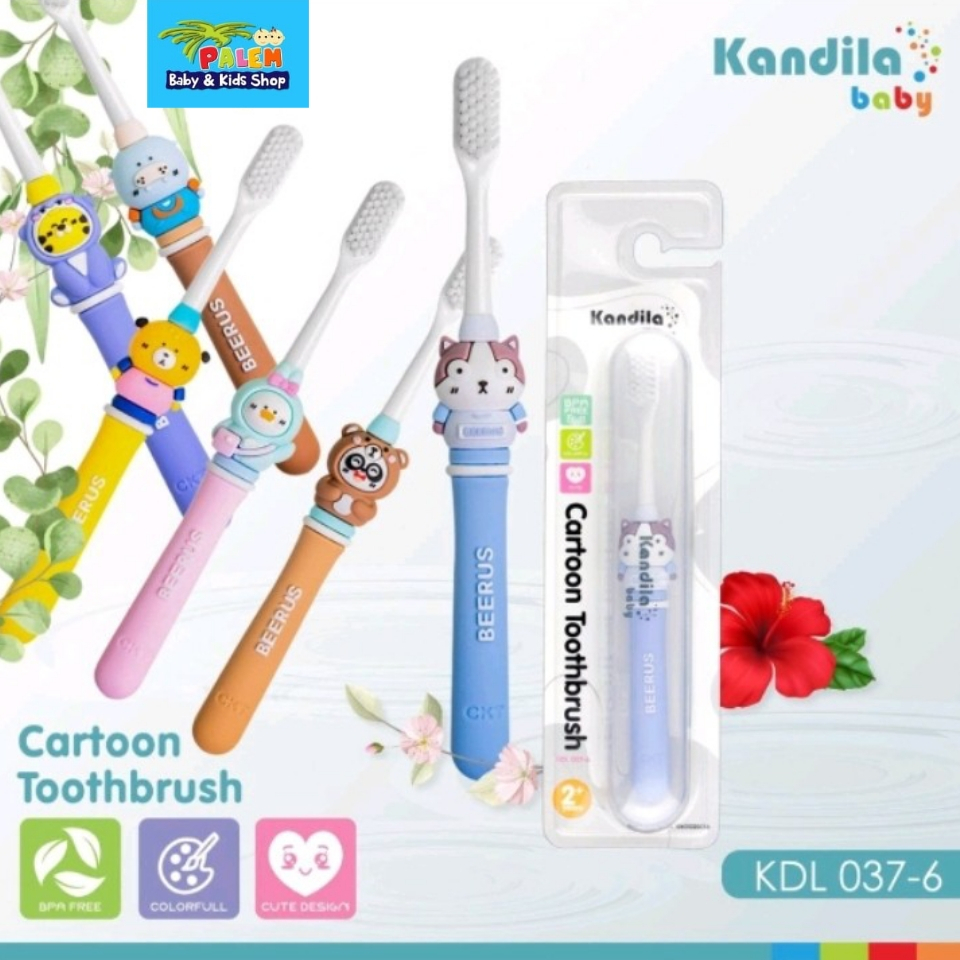 Kandila KDL037-6 Cartoon Toothbrush - Sikat Gigi Anak