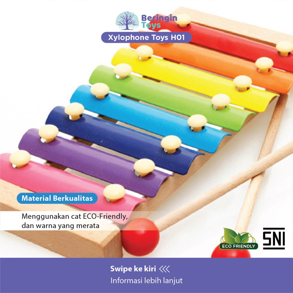 Xylophone Toys / Xylophone Kayu / Mainan Kayu / Mainan Musik Anak / Mainan Edukasi