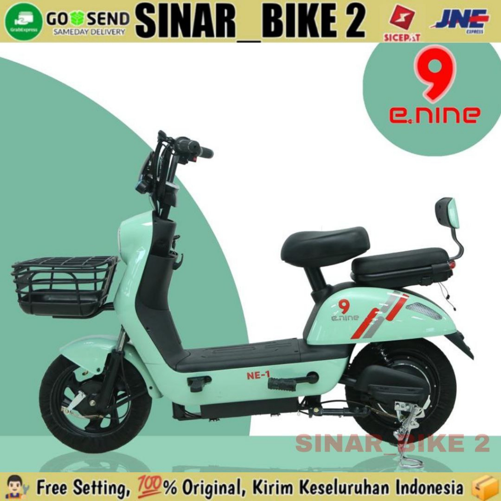 Sepeda Listrik 9 E.Nine Ne-1 500 Watt Electric Bike