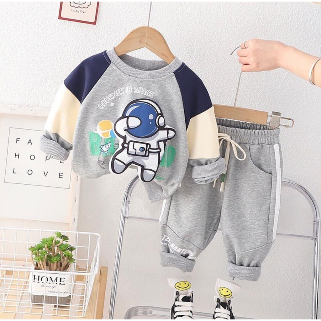 PROMO-SETELAN SWEATER JOGGER ANAK 1-5 TAHUN SWEATER ASTRONOT SSETELAN ANAK TERBARU DAN TERMURAH