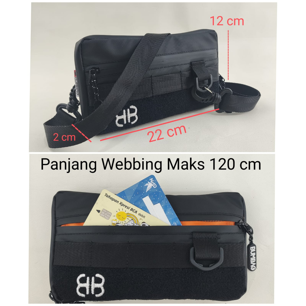 BUMBAG - SLINGBAG VECTOR PHONE HP DOMPET BIMO ANTI AIR PRIA WANITA ETRO THOBACH ORIGINAL - Tas Selempang Pria Anti Air Sling Pouch Wallet Vector Waterproof Sling Bag Pria Anti Air Tas Distro Pria 191544