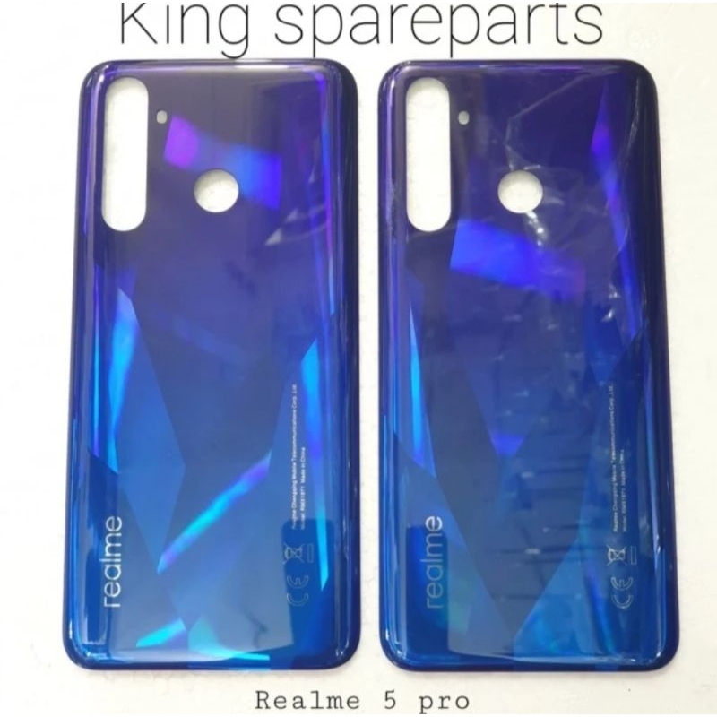 BACKDOOR BACKCOVER TUTUP BELAKANG CASING REALME 5 PRO